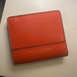 Marc Jacobs Red Key Card Holder Leather Accessory